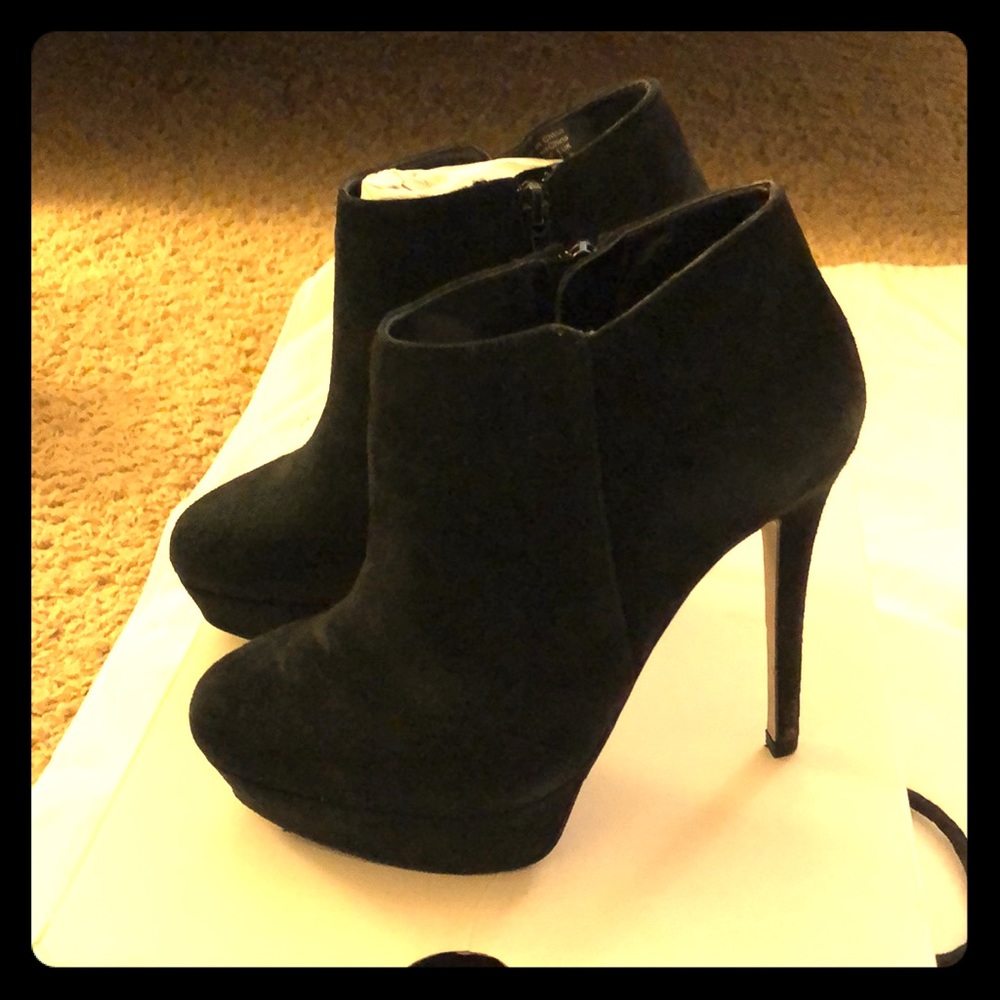 Aldo platform ankle booties